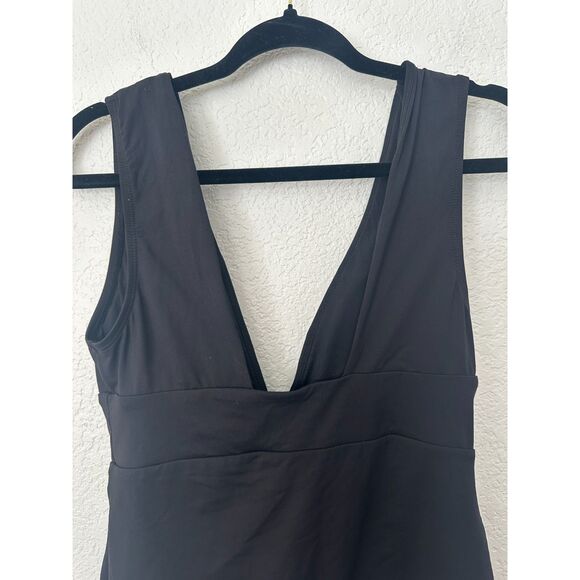 Andie The Mykonos One Piece Swimsuit Flat Back Black Size Medium - Picture 8 of 10